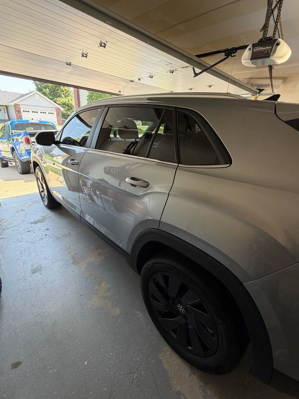 Crossover detailed in a home garage