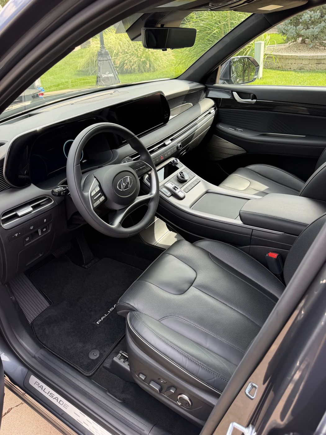 SUV cockpit after an interior deep clean